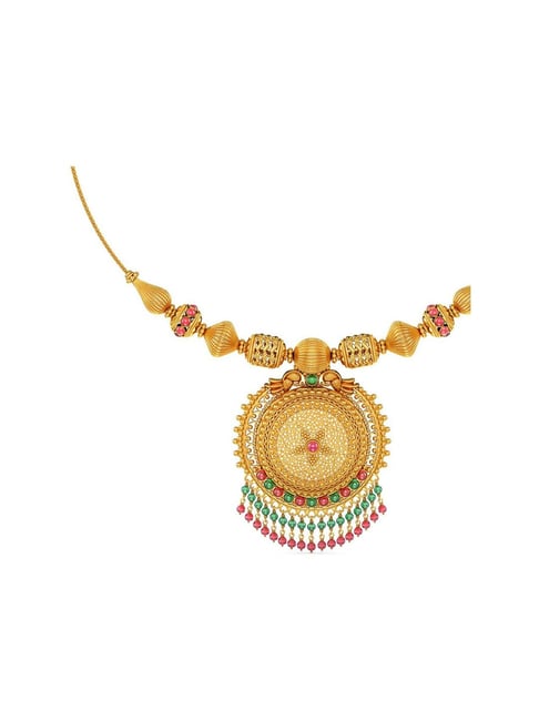Buy Joyalukkas 22k Gold Traditional Gold Necklace Online At Best