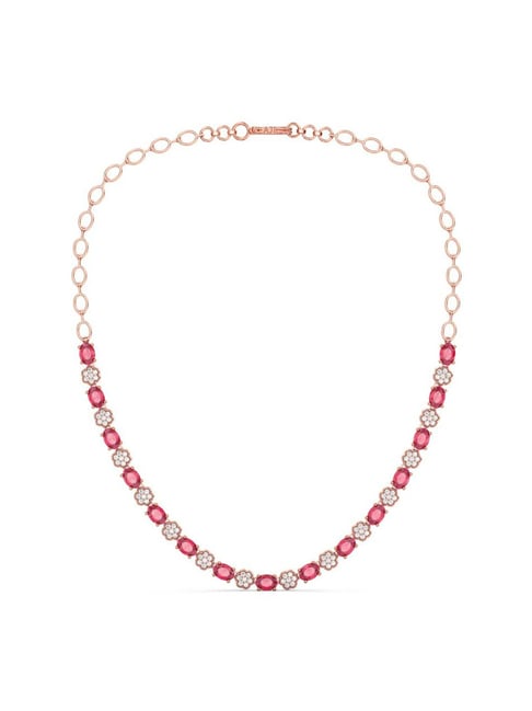 Buy Joyalukkas Treasured Legacy 18k Rose Gold Diamond Necklace