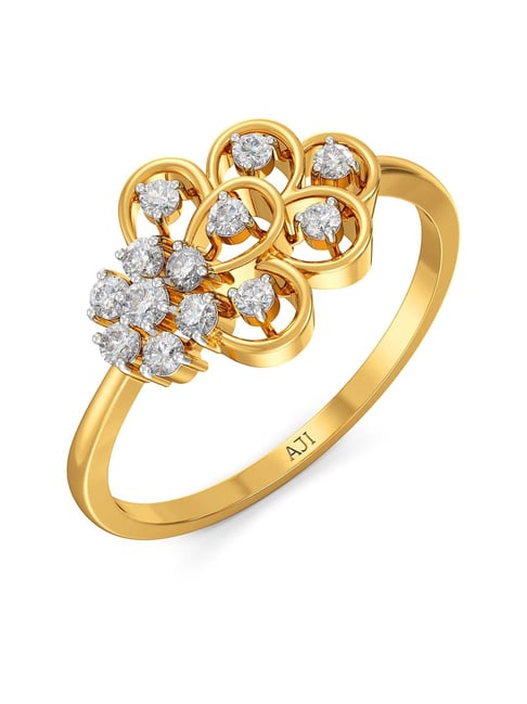Joyalukkas 18k Yellow Gold & Diamond Ring for Women