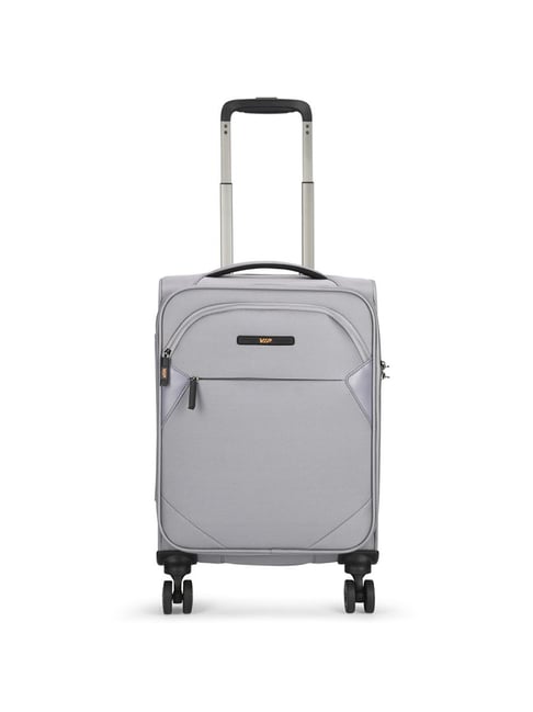 VIP Grey Wheels Small Soft Cabin Trolley Bag cm