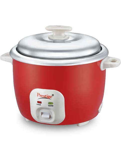 Prestige Delight Cute 1.8 Red Stainless Steel Electric Rice Cooker (1.8L)
