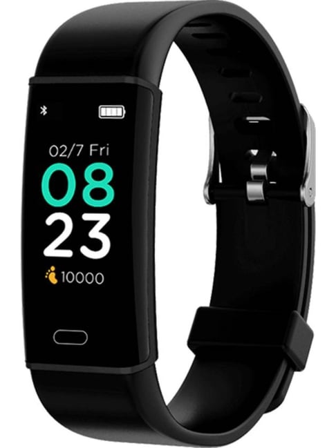 Buy Pebble Kardio plus Fitness Tracker Black Strap Free Size Online At Best Price Tata CLiQ