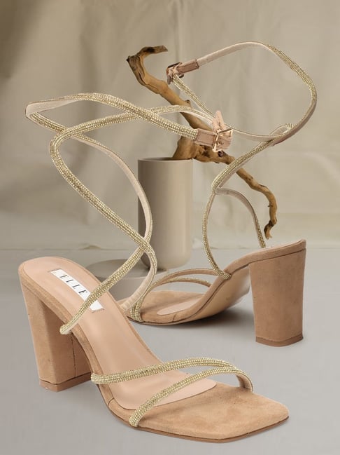 Elle Women's Gold Gladiator Sandals