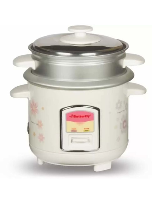 Butterfly Green Alloy &amp; Plastic Electric Rice Cooker