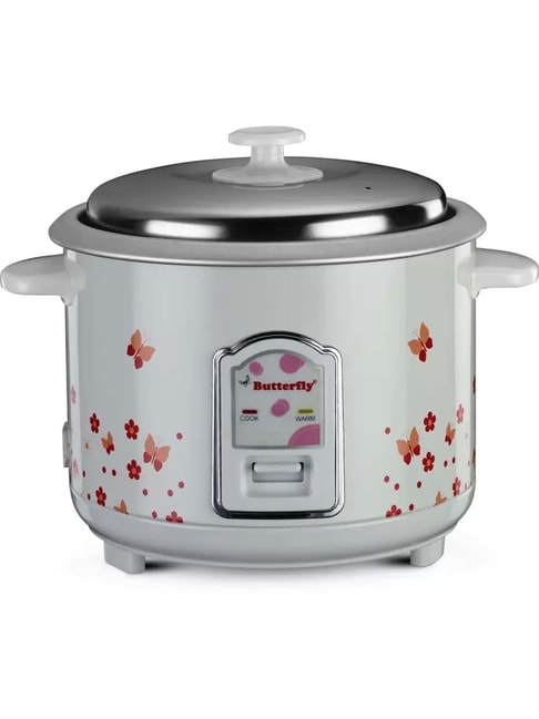 Butterfly Red Stainless Steel Blossom Electric Rice Cooker