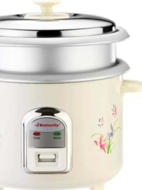 Buy Butterfly Beige Cylindrical Electric Rice Cooker L) at Best