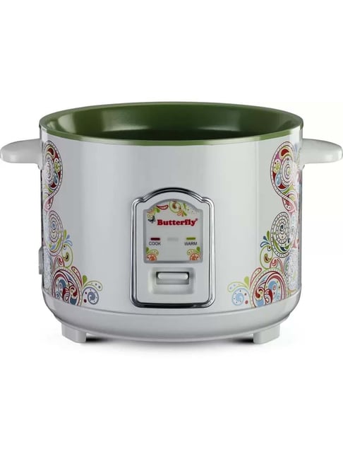 Butterfly Grey Alloy Plastic Raga Electric Rice Cooker