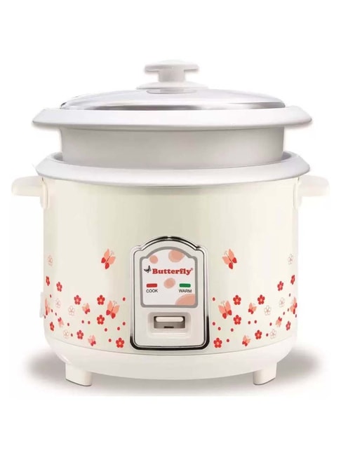Butterfly Red Alloy &amp; Plastic Electric Rice Cooker