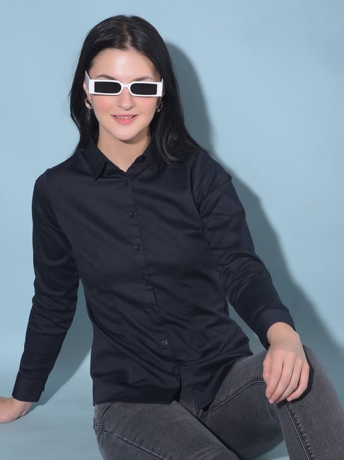 Crimsoune Club Navy Slim Fit Shirt-picture-30