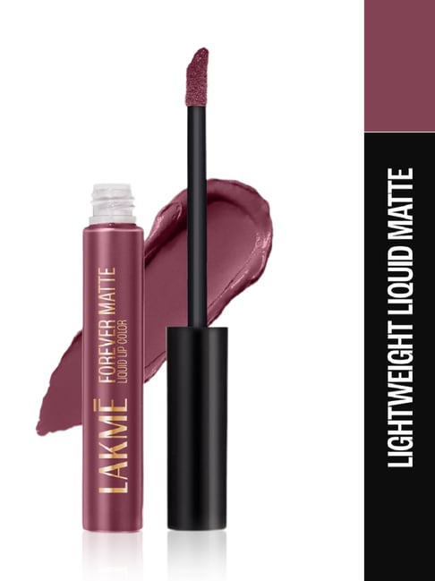 Lakme Forever Matte Liquid Lip Color Mauve Ecstasy - 5.6 ml-image-10