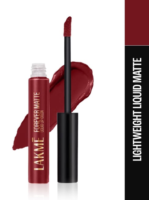 Lakme Forever Matte Liquid Lip Color Crimson Rose - 5.6 ml-picture-48