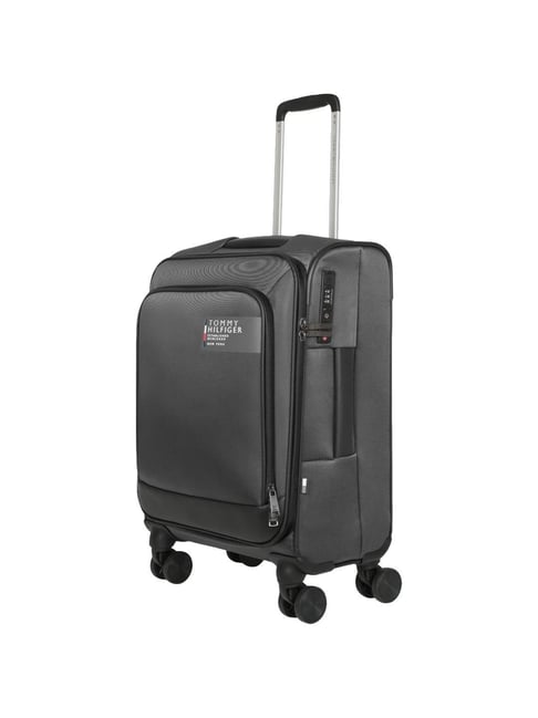 TOMMY HILFIGER Westfield Black Wheels Medium Soft Cabin Trolley Bag