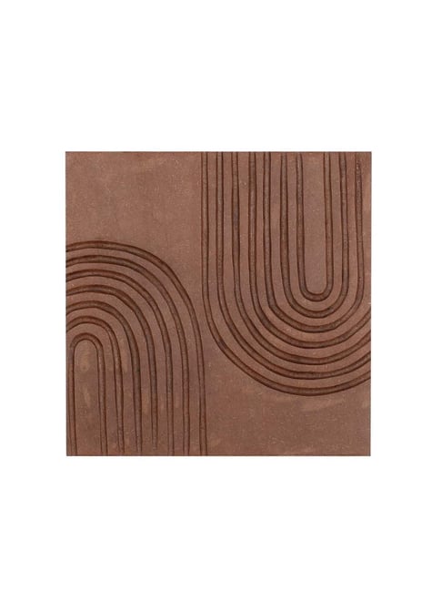 House This Bargavi Brown Wooden Wall Art - Set of 1