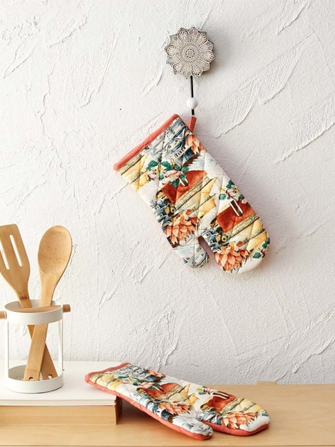 House This Multicolor Cotton Gloves Set of - 2-image-34