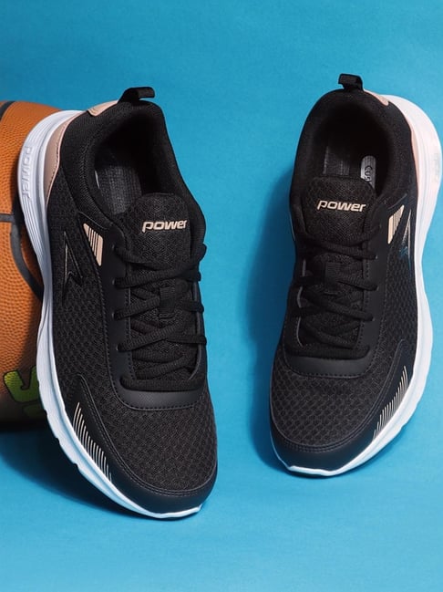 Power by Bata Women's WAVE BELMONTE Black Running Shoes-picture-55