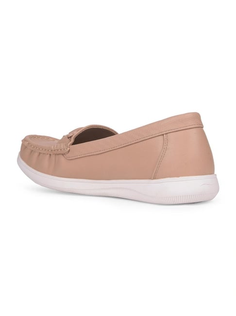 Buy Bata Comfit by Bata Women's ALINA Peach Loafers for Women at - Main Image