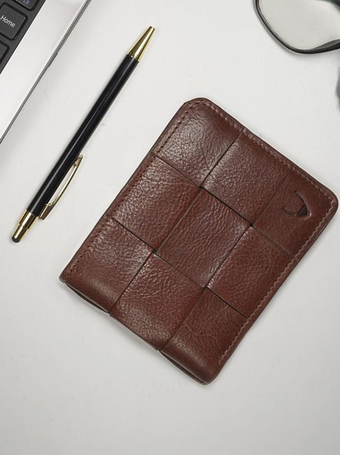 Hidesign Wabi Sabi Tan Casual Leather Bi-Fold Wallet For Men-picture-23