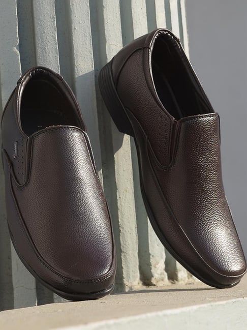 Buy Fortune by Liberty Men's Brown Formal Loafers for Men at Best