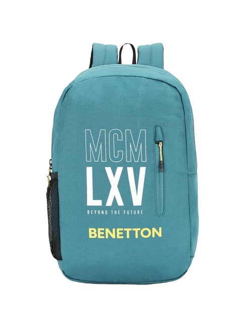 United Colors of Benetton Caspian 16L Bottle Green Laptop Backpack-picture-25