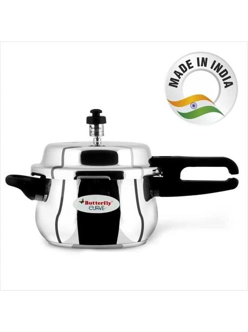 Buy Butterfly Silver Curve Pressure Cooker (3 L) at Best Price