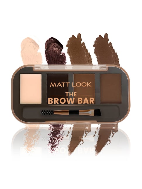 Matt Look The Brow Bar Eyebrow Palette 02 Natural - 8 gm