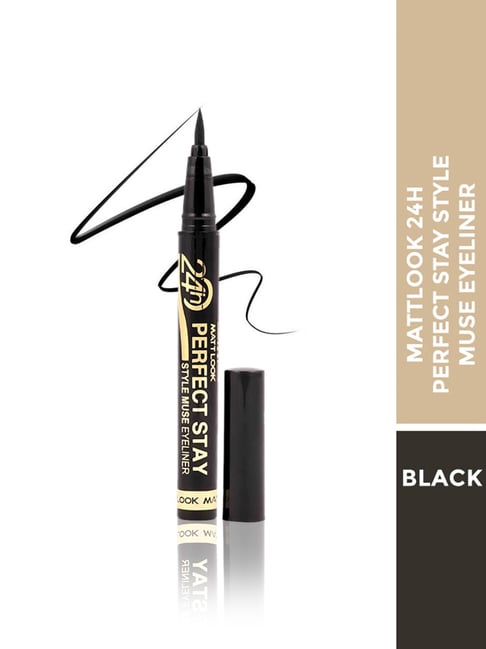 Matt Look Perfect Stay Style Muse Eyeliner Black - 1.2 gm