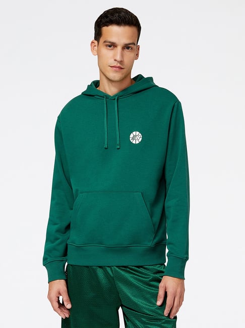New Balance Green Comfort Fit Hooded Sweatshirt-picture-40