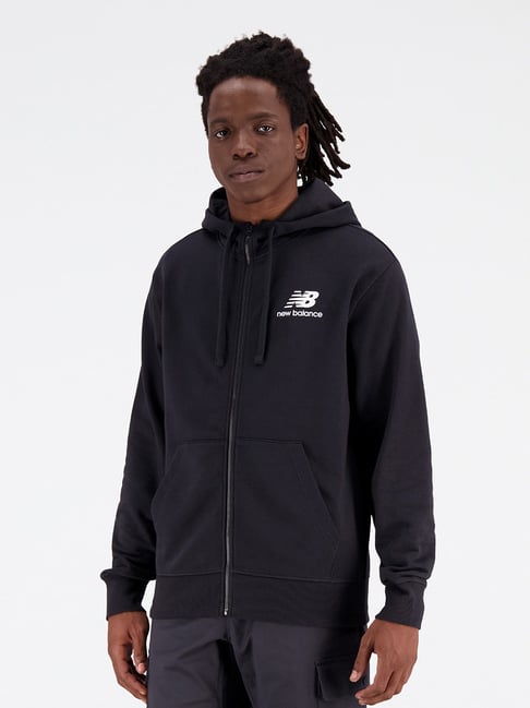 New Balance Navy Comfort Fit Hooded Sweatshirt