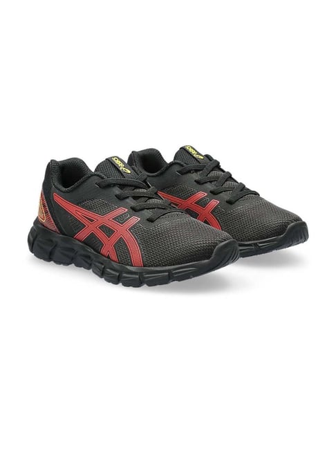 Asics Kids GEL QUANTUM LYTE II PS Black Red Casual Sneakers