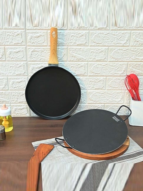 Femora Black Forged Aluminum Non-Stick 2-Piece Cookware Set