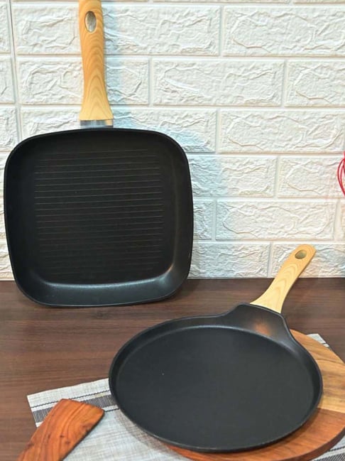 Femora Black Forged Aluminum Non-Stick 2-Piece Cookware Set-picture-34