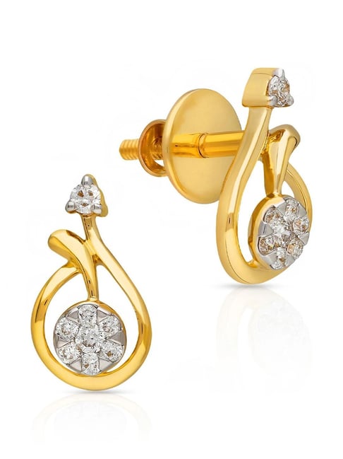 Malabar Diamond Earrings Price Buy Malabar Gold And Diamonds 18k