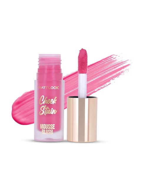 Matt Look Cheek Stain Mousse Blush 03 Roseate - 6.5 gm-picture-28