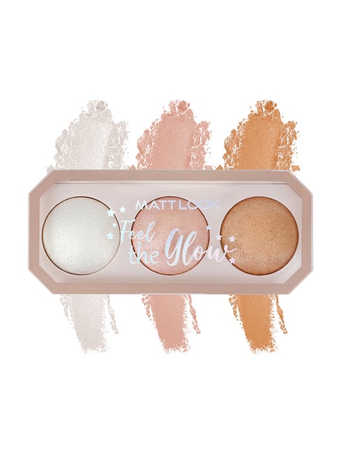 Matt Look Feel The Glow Baked Highlighter 01 Light House - 15 gm-picture-43