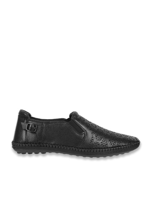 Metro Men's Black Casual Loafers-picture-10
