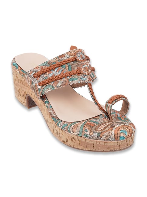 Metro Women's Tan Kolhapuri Sandals-picture-36