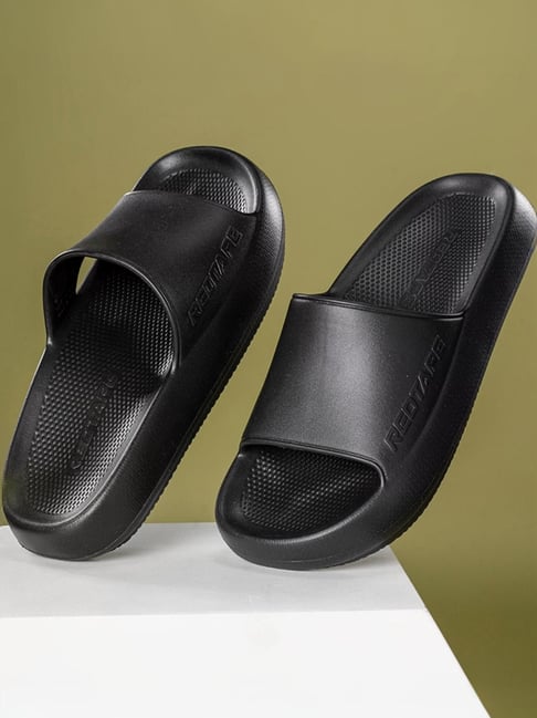 Buy Red Tape Men's Sunnies Black Slides for Men at Best Price