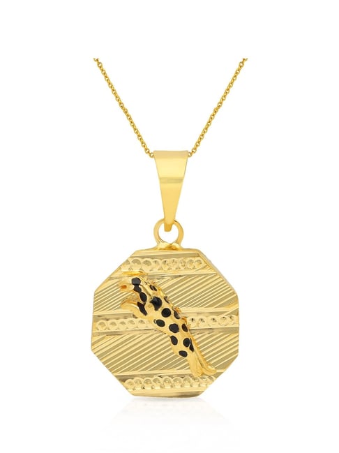 Buy Malabar Gold Diamonds 22k Yellow Gold Pendant for Men Online
