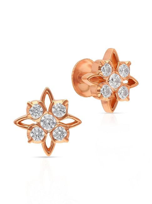 Kirtilal Diamond Earrings Yellow Gold Kirtilal Diamond Studs