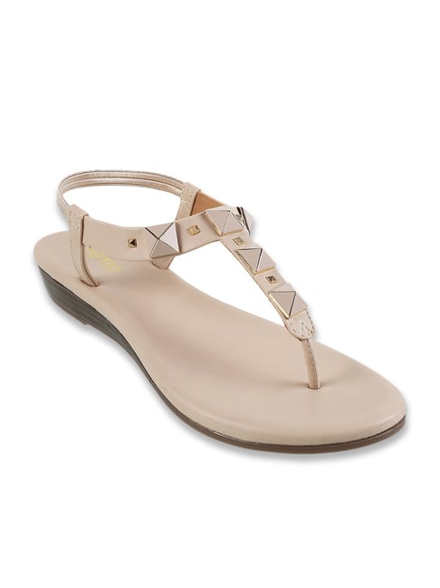 Footwear Flipkart Wedges Heels Buy Metro Women's Beige T-Strap