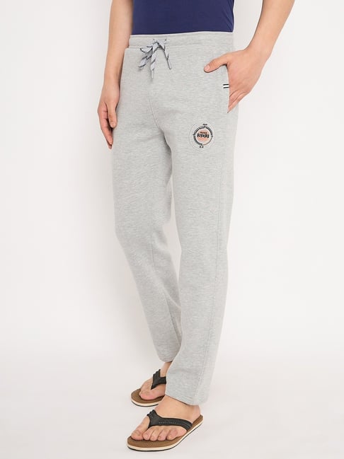 Buy Duke Grey Melange Comfort Fit Trackpants for Mens Online