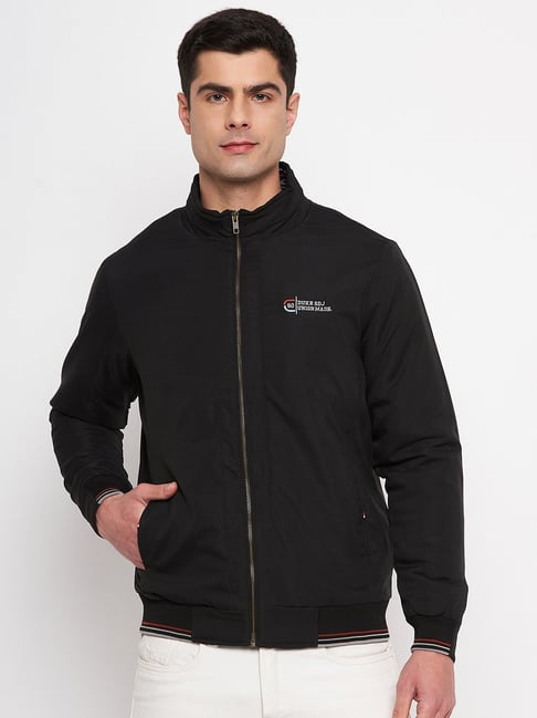 Duke Black Slim Fit Jacket-image-35