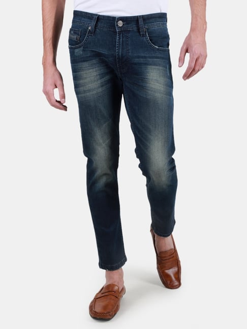 Duke Carbon Blue Slim Fit Stretchable Jeans-picture-42
