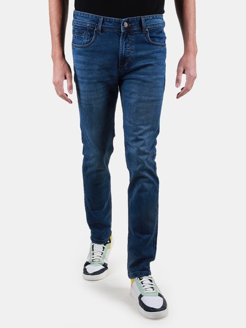Duke Blue Slim Fit Stretchable Jeans-picture-33