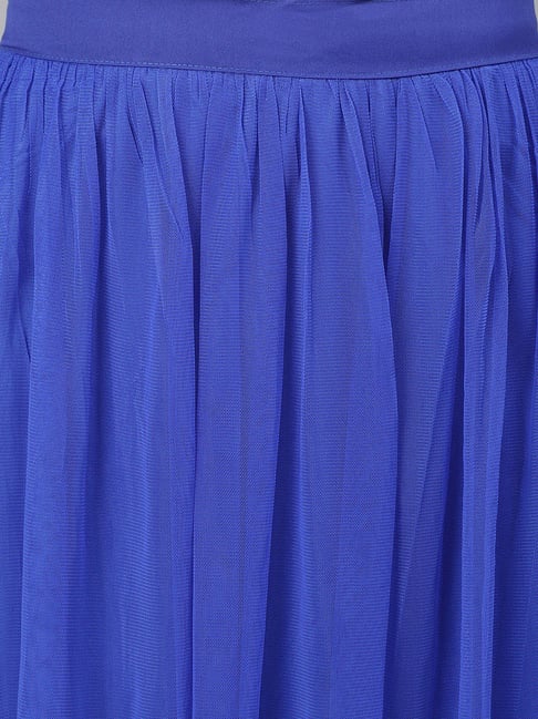 Scorpius Blue Maxi Skirt