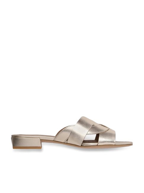 Geox gold sandals online