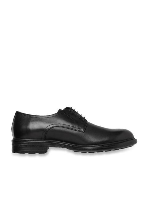 Buy Geox Men's Walk Pleasure Black Derby Shoes for Men at Best - Main Image