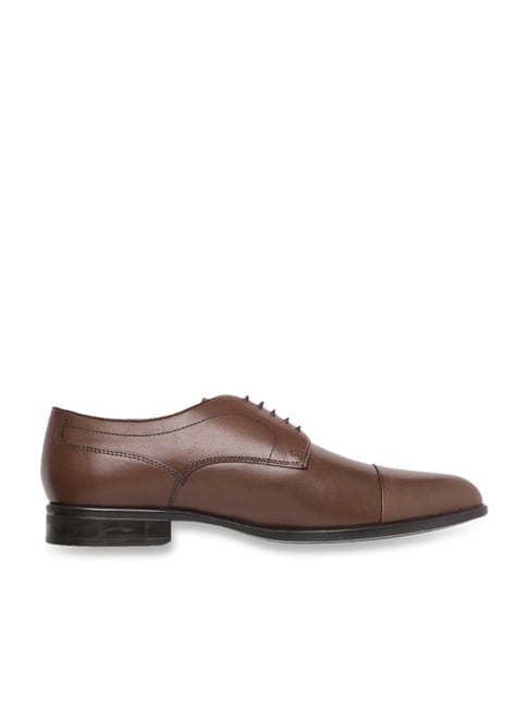 Geox Men's Iacopo Cognac Derby Shoes