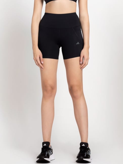 adidas Black Printed Sports Shorts