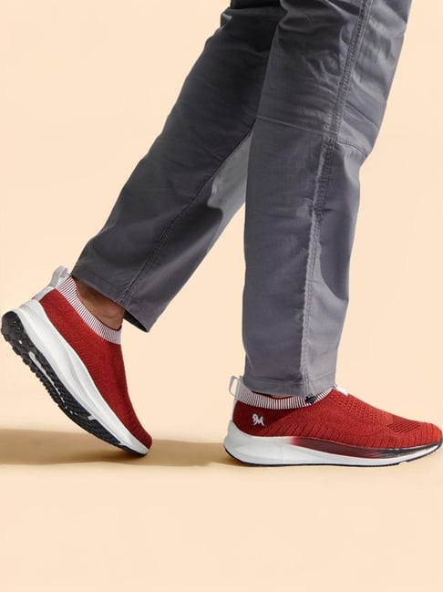 Neemans Men's Grip Fit Red Walking Shoes-picture-11